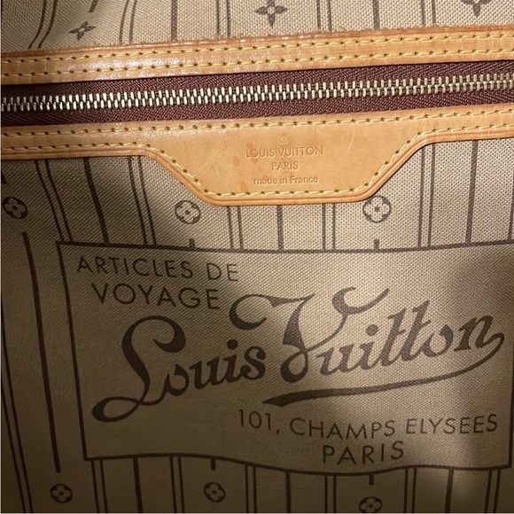 Authentic Louis Vuitton Neverfull GM preloved but great condition. 2007 France - Picture 7 of 14